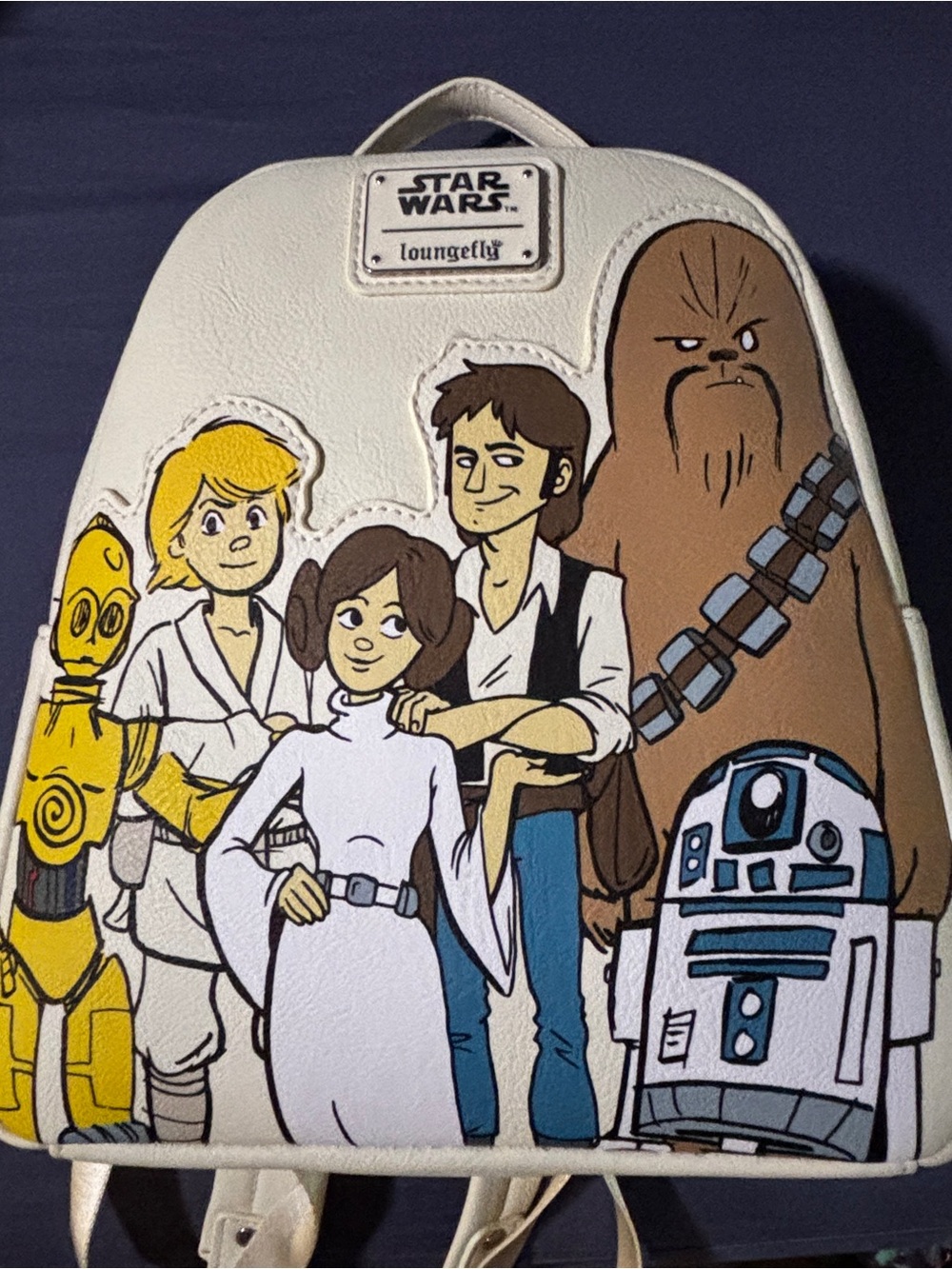 Loungefly Star Wars Cream & Brown Character Backpack